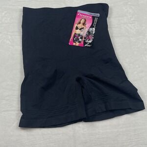 Maidenform Flexees Womens XXL Black Shapewear Shorts Tummy Control 83029 NWT